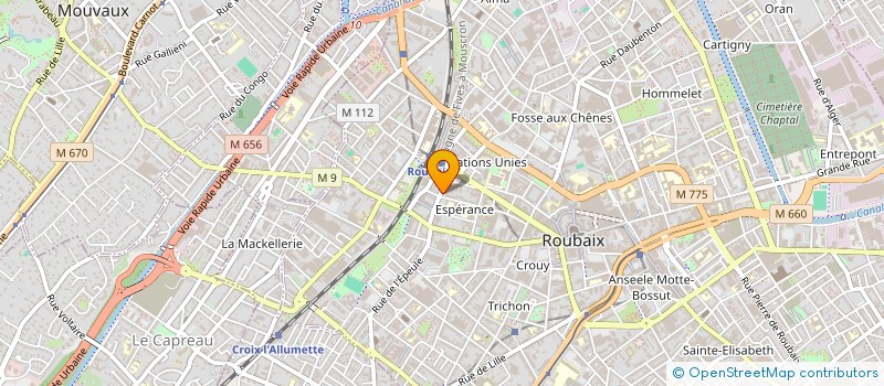 localisation de l'entreprise O'24  ROUBAIX