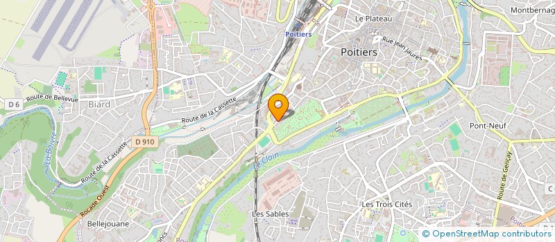 localisation de l'entreprise O 24 HEURES à POITIERS