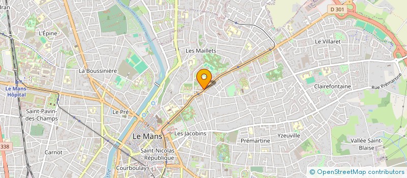 localisation de l'entreprise O.2C.A.G  LE MANS