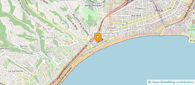 localisation de l'entreprise O 3 FRERES à NICE