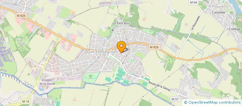 localisation de l'entreprise O 37  QUINT-FONSEGRIVES