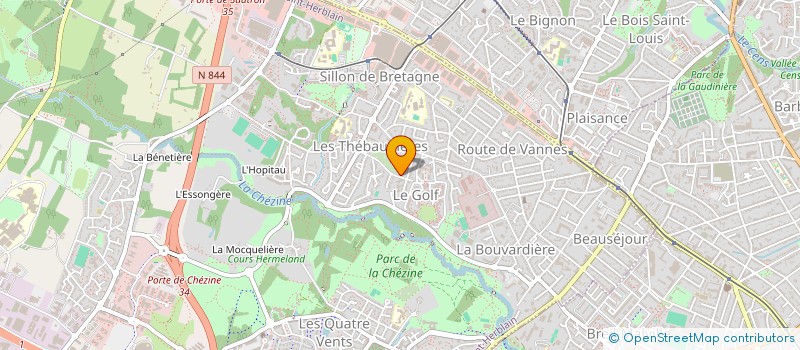 localisation de l'entreprise O 4 SAISONS à SAINT-HERBLAIN