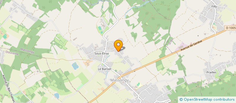 localisation de l'entreprise O'4 SAISONS PAYSAGE  MASSONGY