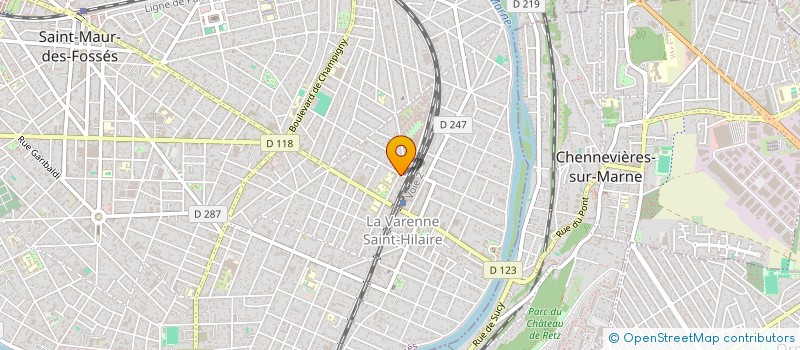 localisation de l'entreprise O'44 à SAINT-MAUR-DES-FOSSES