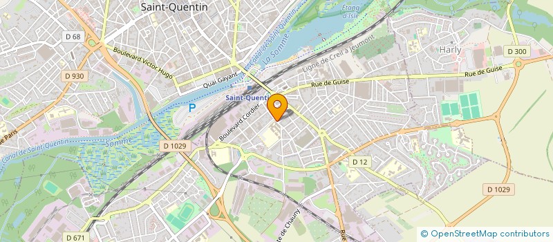 localisation de l'entreprise O'45 à SAINT-QUENTIN