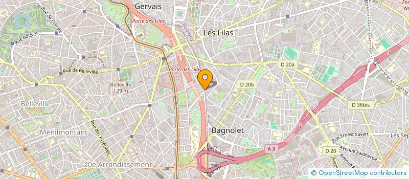 localisation de l'entreprise O'49 à LES LILAS