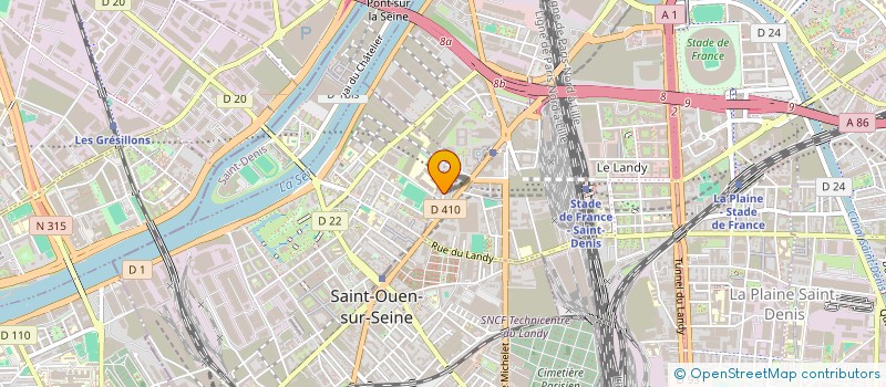 localisation de l'entreprise O à SAINT-DENIS