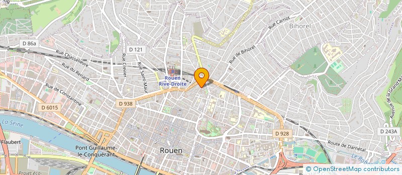 localisation de l'entreprise O'76 à ROUEN