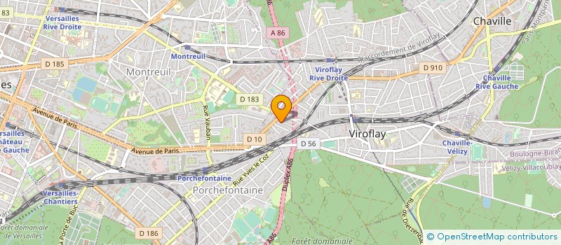 localisation de l'entreprise O. à VIROFLAY