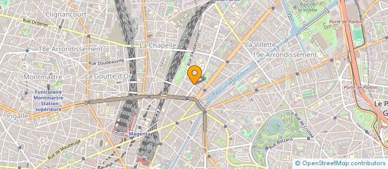 localisation de l'entreprise O.A.  PARIS