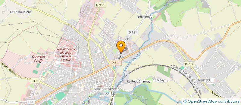 localisation de l'entreprise O&A HOLDING  SAINT-MAIXENT-L'ECOLE