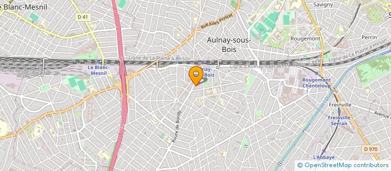 localisation de l'entreprise O.A'NETTOYAGE à AULNAY-SOUS-BOIS