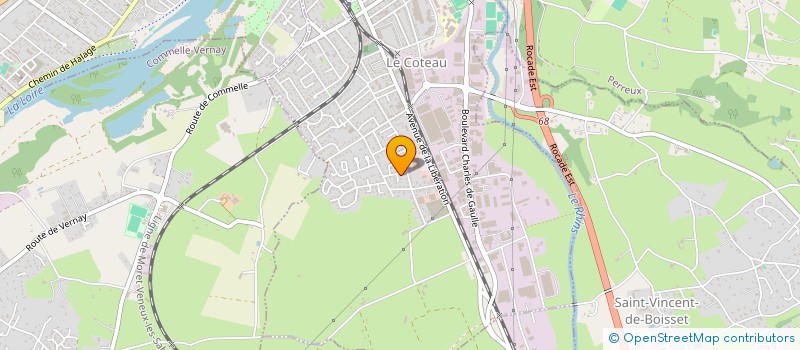 localisation de l'entreprise O.A.P IMMO  LE COTEAU