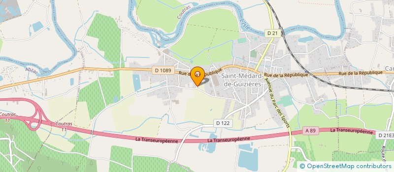 localisation de l'entreprise O.A.S.I.S: ORGANISATION ASSOCIATIVE D INTEGRATION SOCIALE  SAINT-MEDARD-DE-GUIZIERES