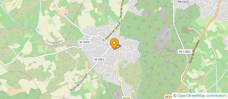 localisation de l'entreprise O ABRIGO  SUSSARGUES