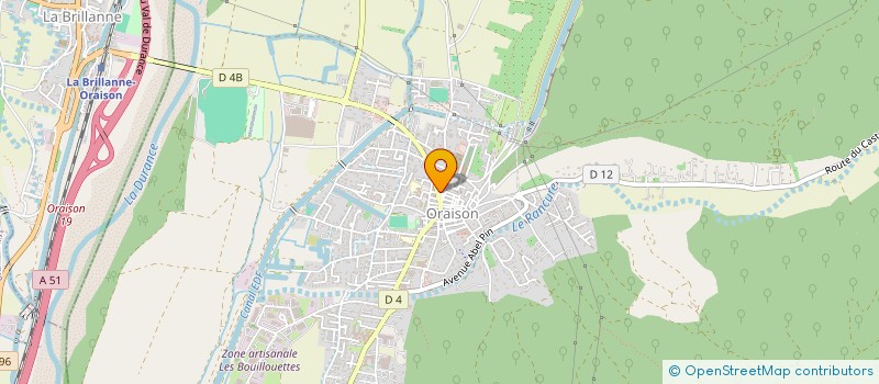 localisation de l'entreprise O AN TAM  ORAISON