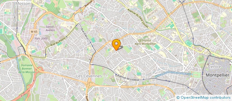 localisation de l'entreprise O'ANA  MONTPELLIER