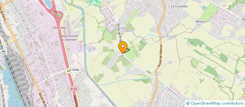 localisation de l'entreprise O' ANGEL  CASTELGINEST