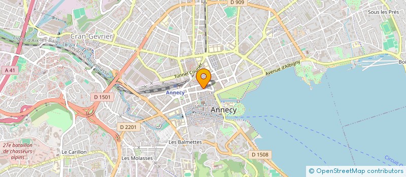 localisation de l'entreprise O'ARA à ANNECY