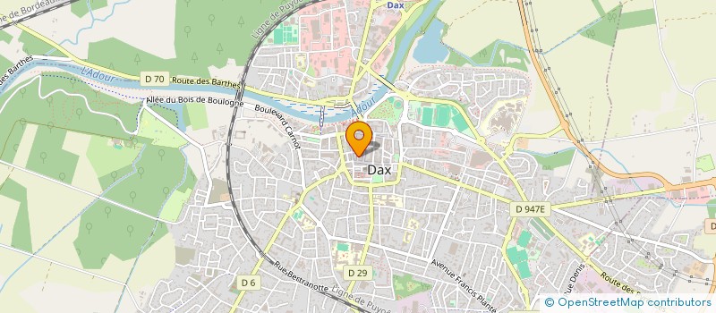 localisation de l'entreprise O ARA à DAX