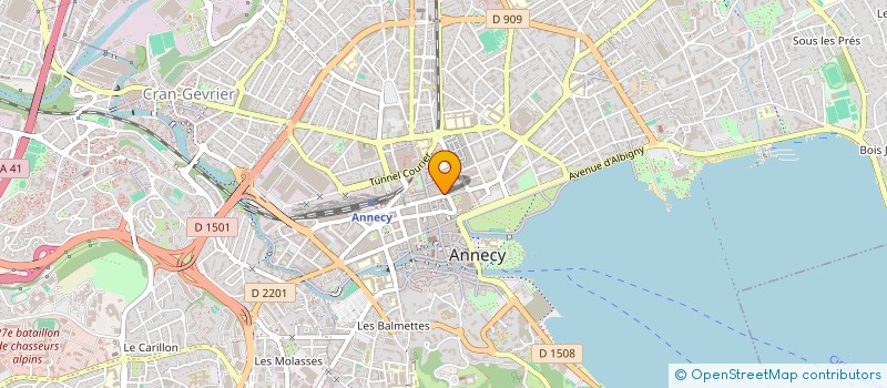 localisation de l'entreprise O & AU à ANNECY