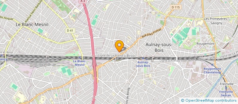 localisation de l'entreprise O.B.A FAMILY à AULNAY-SOUS-BOIS