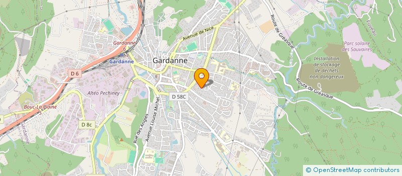 localisation de l'entreprise O.B.ENERGIES à GARDANNE