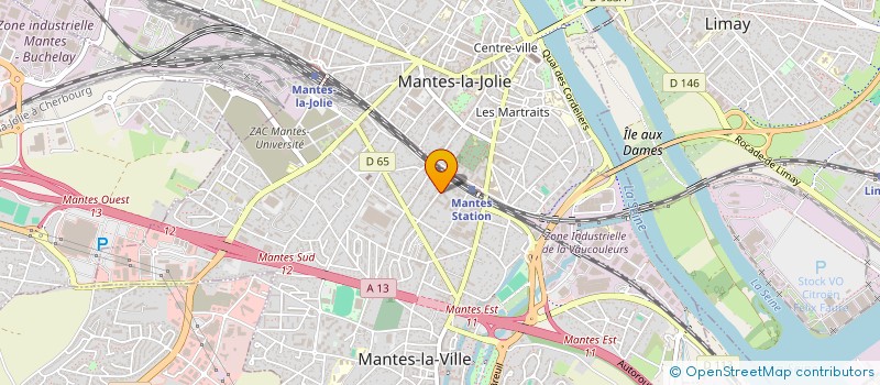 localisation de l'entreprise O&B ENTREPRISES  MANTES-LA-VILLE