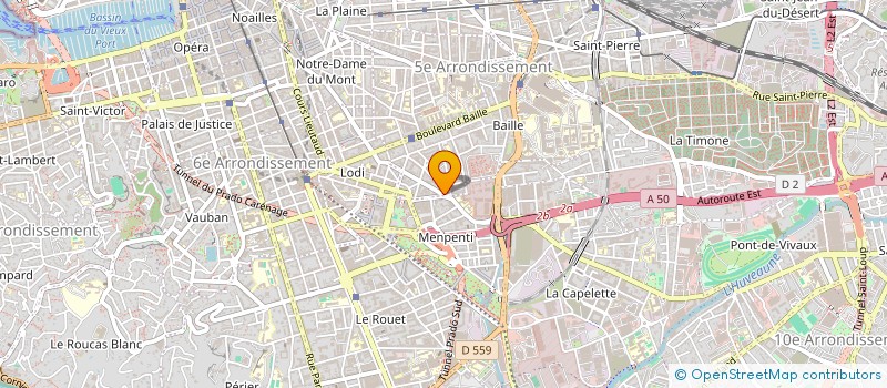 localisation de l'entreprise O.B.F-OPERATIONS BANCAIRES ET FINANCIERES à MARSEILLE