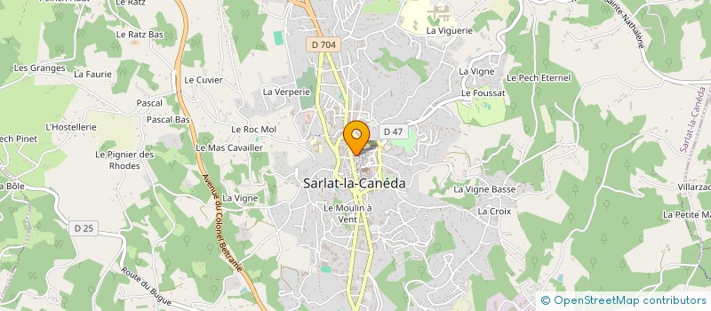 localisation de l'entreprise O B I à SARLAT-LA-CANEDA