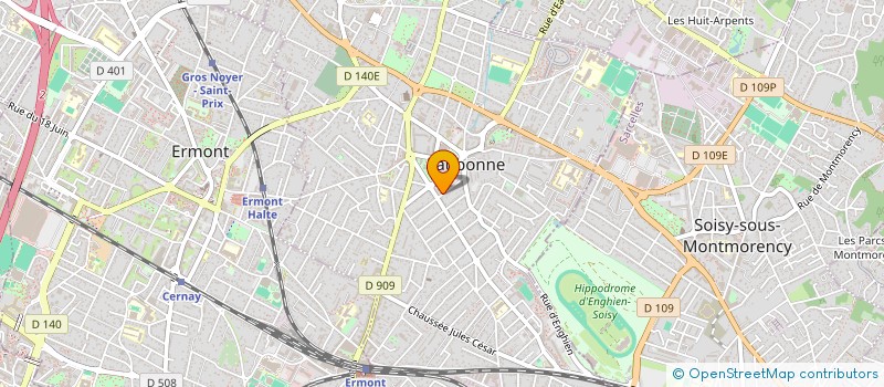 localisation de l'entreprise O.B.T.C. à EAUBONNE