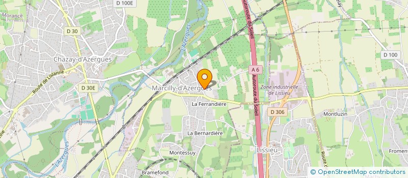 localisation de l'entreprise O.B.U.C.O.S.C INVEST  MARCILLY-D'AZERGUES