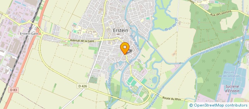 localisation de l'entreprise O'BAB  ERSTEIN