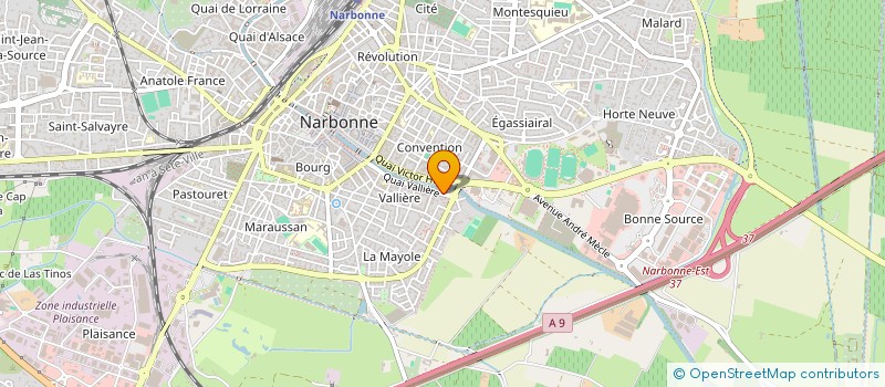 localisation de l'entreprise O BABY SPA BY CANDICE  NARBONNE