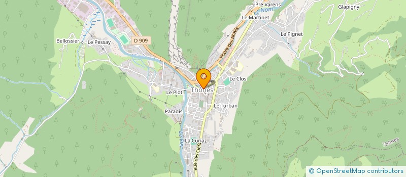 localisation de l'entreprise O'BABYSHOP à THONES