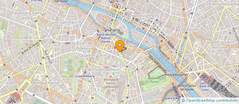 localisation de l'entreprise O'BAC à PARIS