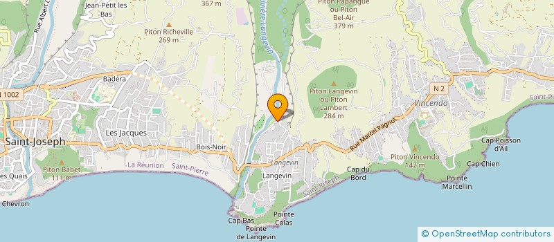 localisation de l'entreprise O BAIES ROSES  SAINT-JOSEPH