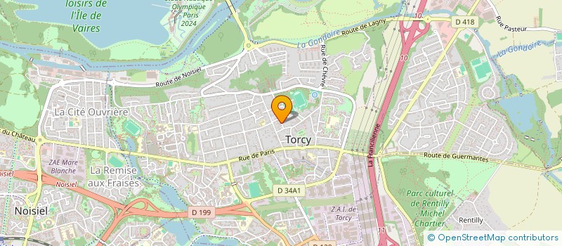 localisation de l'entreprise O BAM à TORCY