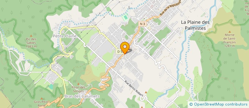 localisation de l'entreprise O BAMBOUS D'OR  LA PLAINE-DES-PALMISTES