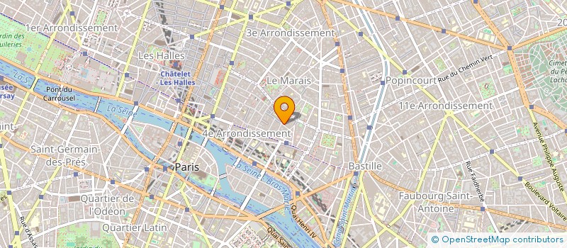 localisation de l'entreprise O BANG à PARIS