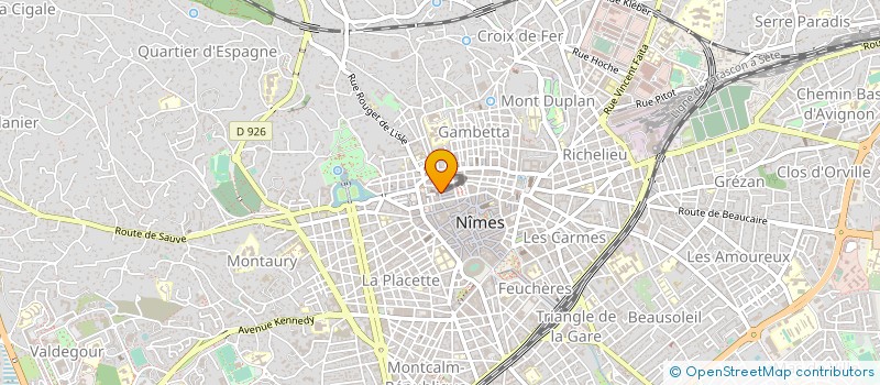 localisation de l'entreprise O BANH MI  NIMES