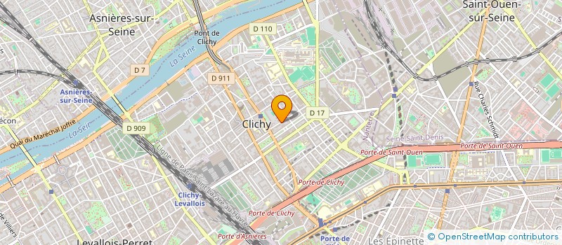 localisation de l'entreprise O BAR A SOURCIL à CLICHY