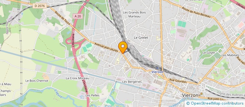 localisation de l'entreprise O BARB HAIR  VIERZON