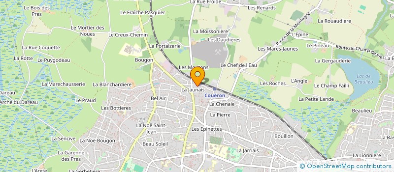 localisation de l'entreprise O BARBEARIA à COUERON
