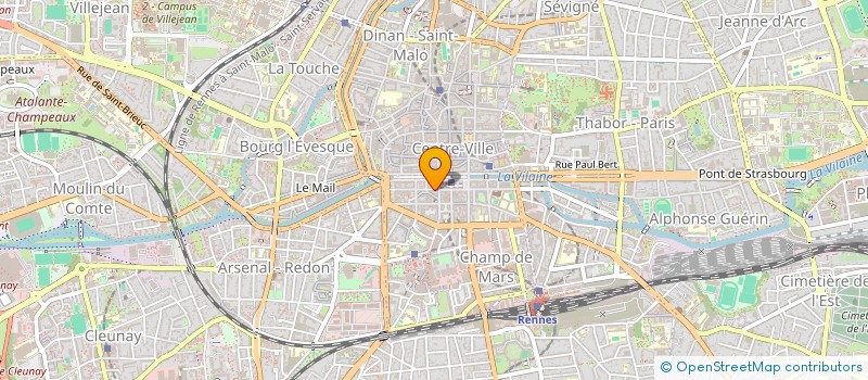 localisation de l'entreprise O 'BARBER  RENNES