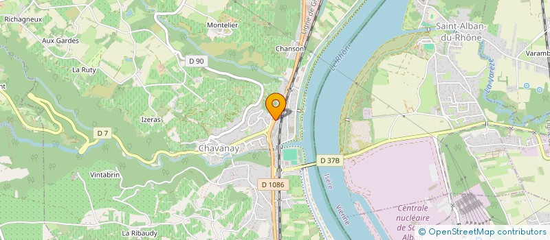 localisation de l'entreprise O'BARBER  CHAVANAY