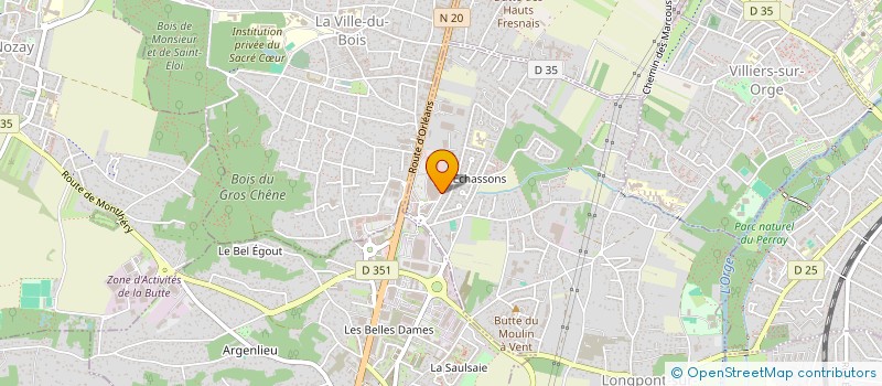 localisation de l'entreprise O'BARBER SHOP à LONGPONT-SUR-ORGE