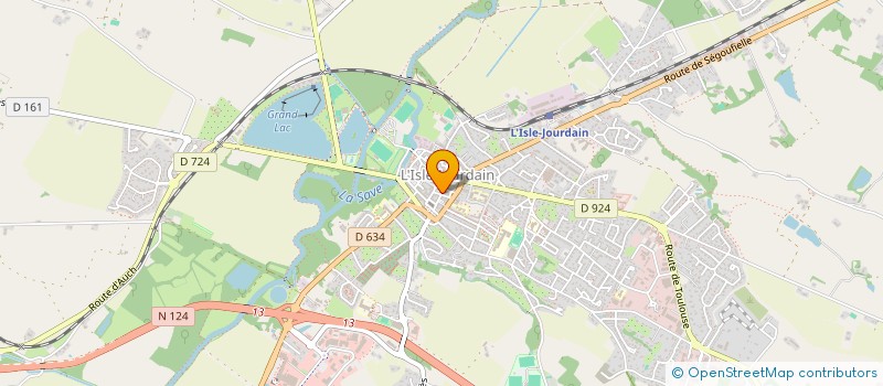 localisation de l'entreprise O BARON  L'ISLE-JOURDAIN