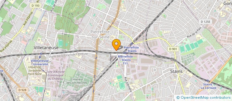 localisation de l'entreprise O BAT à PIERREFITTE-SUR-SEINE
