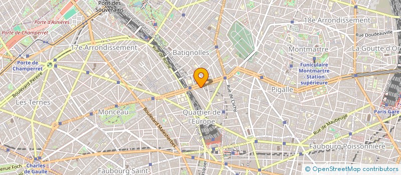 localisation de l'entreprise O'BATIGNOLLES  PARIS